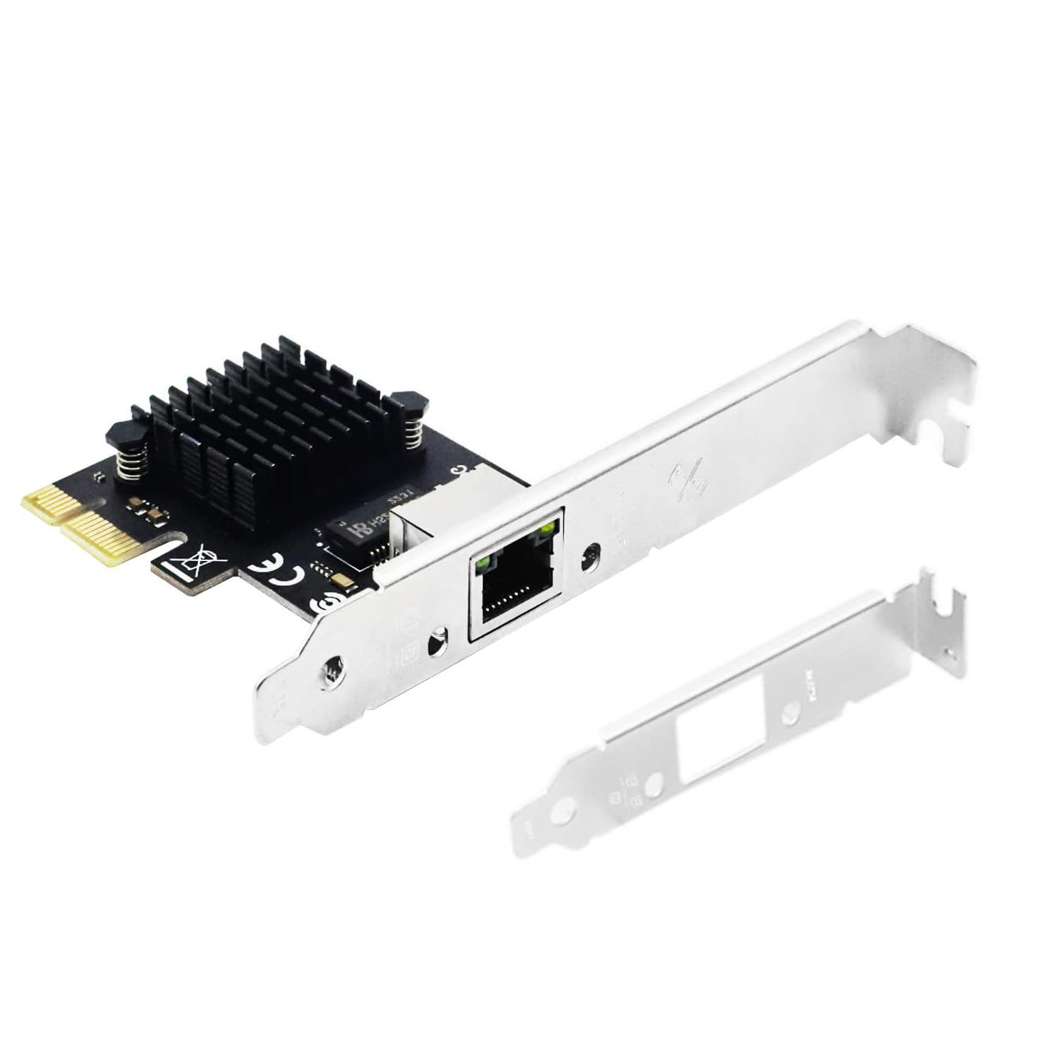 VeriluxÂ® 2.5GBase-T PCIe Network Adapter PCI Express Gigabit Ethernet Card RJ45 LAN Controller Support PXE for Windows/Linux/MAC 2.5G PCIe Gigabit Wired Network Card Ethernet Network Adapter White