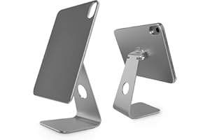 Supporto magnetico CubeNest per iPad per iPad Mini 8.3" 6° Generazione (2021), robusto supporto per tablet in alluminio, regolabile: rotazione a 360° e 180°, supporto per iPad
