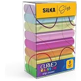 Silka Curved Rainbow Silgi, 8'li, Sg.51