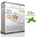 Produktbild 20 Staubsaugerbeutel + 20 Duftstäbchen geeignet für SANYO: C 830, SC 7030, SC 35A, SC-S380, P8, SC 78, SC 680, SCN 200, P221, SC 7070
