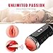 Produktbild Pocket Pussy Male Masturbator Cup Vibrierende Masturbation Oral Wiederaufladbare Realistische Vagina Mund Zunge Blow Job Saugen Stroker Sex Pussy Deluxe Sex Männer mit Vibrationen Sexy