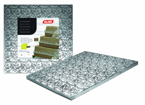 Ibili 787140 Untersetzer-Platte für Fondant-Torte, 40 x 40 cm
