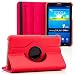 Produktbild Saxonia Samsung Galaxy Tab 3 7.0 Hülle Case Tablet Tasche Schutzhülle (360°) Cover Premium Qualität Rot