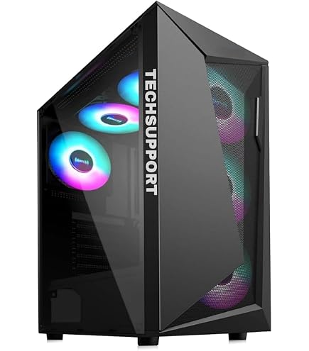 Techsupport Assembled Gaming Desktop CPU with Core-i3 7100 7th