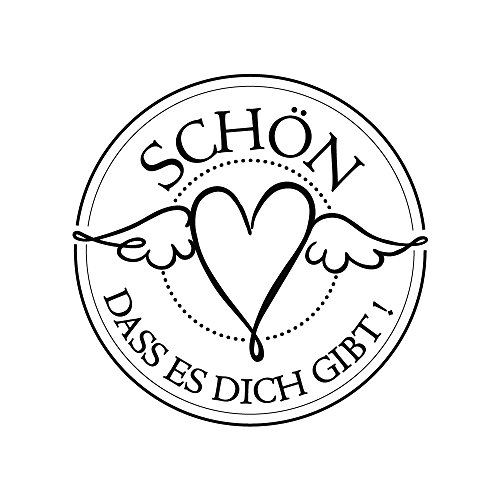 28887000 Stempel Schön,dass es Dich gibt , 3cm ø