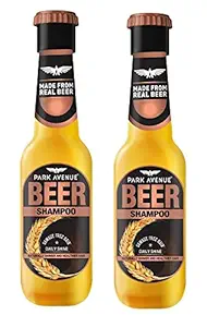 Park Avenue Damage Free Hair Beer Shampoo for Men, 350ml (Pack of 2)