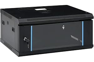 vidaXL 4U Nätverksskåp väggmonterat 19" IP20 600x450x285 mm
