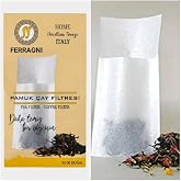 FERRAGNI HOME Porcellana Firenze &Ccedil;ay Demleme Poşeti (&Ccedil;ay Filtresi) 2XL JUMBO BOY Tek Paket (100 Adet)