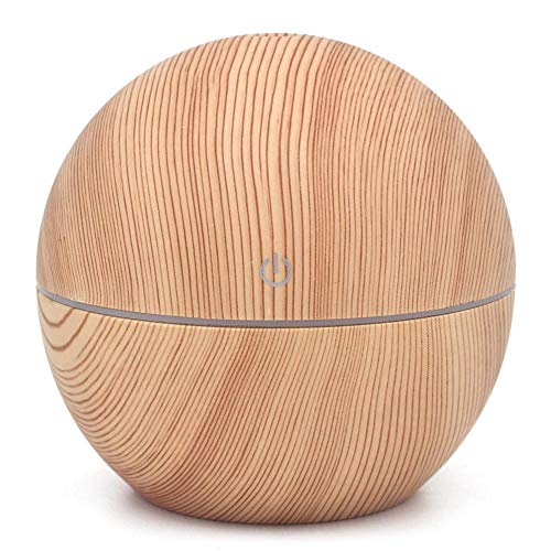 Preisvergleich Produktbild Mini USB Aroma Luftbefeuchter Diffusor Aromatherapie Innovativer Wassertropfen Mit Ätherischen Ölen Diffusor Mit 7 Farb-LEDs - 130ml