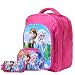 OKJI Frozen print 15 Inches Stylish School Bag - Combo For Girls- Kids Back Pack combo (Set Of 3) Age Group (2- 5 yrs) RS.749.00