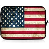 Sidorenko 7-8 Inch Carrying Tablet Sleeve Pouch for iPad mini / Samsung Galaxy Tab | Neoprene Tablet, Ebook Case With Durable Zipper | 3 Layer Waterproof | 42 Prints