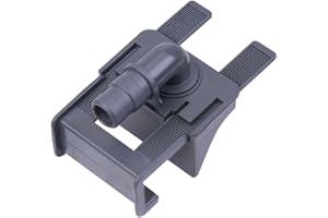 DONGKER Supporto Tubo Acquario,Morsetto Fissaggio per Acquari Regolabili per Tubi Flessibili Uscita Ingresso da Serbatoio Pesce da Diametro Interno di 12 mm