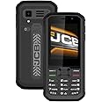 JCB Tradesman 3 4G and WiFi Rugged Feature Phone Waterproof With Whatsapp, Hotspot, Dual-Sim and Bluetooth - Black