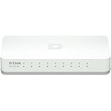 D-Link GO-SW-8E Switch 8 Ports Ethernet 10/100mbps - Idéal Partage de Connexion et Mise en Réseau Small/Home Office