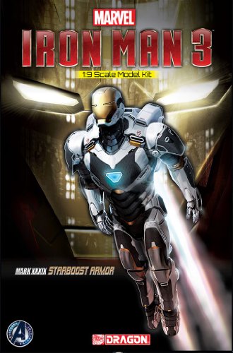 Dragon Action Heros 1:9 Scale Iron Man 3 Iron Man Mark XXXIX Model Kit Marvel