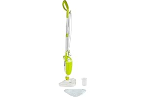 MESKO MS 7020 Mopa Escoba a Vapor, Depósito 300 ml, 25 g Vapor/min, Todo Tipo de Suelos: Laminado, Madera, Mármol, Vinilo, Piedra, Cerámica, Alfombras, Cable 5 m, 1300 W