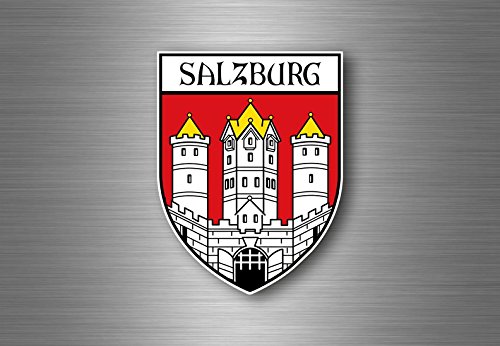 Akacha Sticker Adesivi Adesivo Stemma Etichetta Bandiera Auto Austria salisburgo