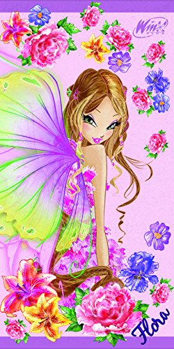 Winx ma09wxm05-vi01 Badetuch, Mikrofaser, Violett, 170 x 70 x 0,1 cm