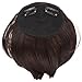niceeshop(TM) Sweet Girl Natural Bob Wig Clip in Hair Extensions Straight Bangs Fringe,Dark Brown
