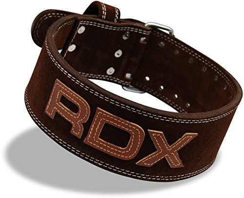RDX Powerlifting Gewichthebergürtel Rindsleder Bodybuilding Crossfit Fitness Trainingsgürtel Gym weightlifting Belt Krafttraining - 6