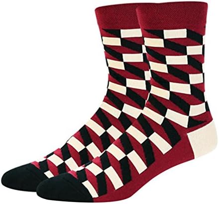 Qualilty British Style Plaid Socks Pure Cotton Men Long-tube Sport Apparel