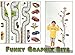 KIDS GROWTH CHART HEIGHT MEASURE WALL STICKERS CHILDREN KID'S BEDROOM CARS Boys Girls Wall Decoration (2 sheets in 1 set)