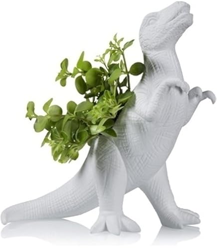 Gift Republic T-Rex Planter plantenbak, wit