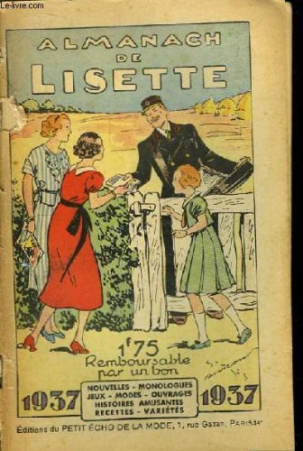 Almanach De Lisette 1937 Pdf Online Santinocephas