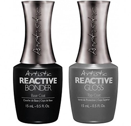 Artistic Professional Reactive Bonder & Gloss Nail Lacquer Duo - Top & Base Coat 15ml (230038)