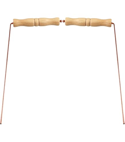 Lot De 2 Bâtons De Radiesthésie En Laiton Durable - Outils Flexibles Réglables Pour Détecter Eau, Énergies Et Divination