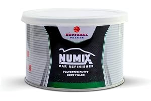 Numix Polyester Putty Grey (1.5 KG) For Car Body Scratches and Specially Designed For Automotive Deep Scratch Filling by National Paints