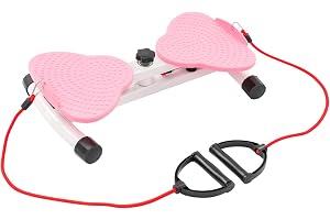 Waist twister sportutrustning, justerbar midjetröverhet, twist-board med fotskydd upp till 100 kg för yoga, pilates och daglig kärnträning, 52 x 32 x 12 cm