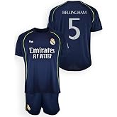 Real Madrid Conjunto Infantil 2a Equipaci&oacute;n 25-26 Camisa Unisex ni&ntilde;os (Pack de 1)