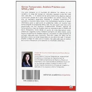 Series Temporales. Análisis Práctico con SPSS y SAS: Guia básica para al análisis de datos de series tempo