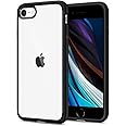 Spigen Funda Ultra Hybrid Compatible con iPhone SE 2020, Compatible con iPhone 8 y Compatible con iPhone 7 - Negro