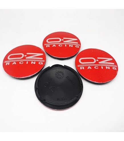 Xpccbhd 4 Pièces Cache Moyeu pour OZ Racing M595 62MM, Enjoliveur de