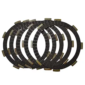 NIKAVI RCLP5 Rubber Clutch Plate (5) Compatible for Honda Unicorn