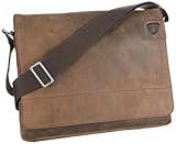 messenger bag hunter vintage-braun Breite: 38 cm Strellson Richmond Messenger LH 4010001163 Herren Umhängetaschen 39x31x9 cm (B x H x T), Braun (dark brown 702)