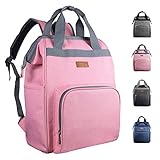 Estilo y cómodo - Colores brillantes y confiables. Sostenga todos los artículos esenciales (como pañales, alimentos y ropa extra), mientras libera ambas manos. La selección de correas de cochecito, asas de agarre y correas acolchadas para los hombros le hacen sentirse cómodo todo el día. ¡Es un gran regalo de baby shower!