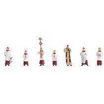 NOCH H0 Mönche – 6 Traditionelle Modellfiguren, Maßstab 1:87, Handkoloriert