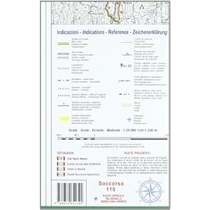 Mugello. Alto Mugello. Carta dei sentieri e dei rifugi 1:25.000