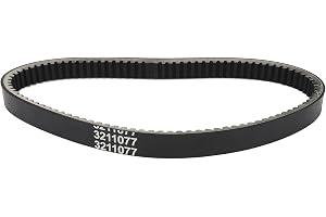 Drive belt 3211048, precise tooth distance, stable performance, rubber, ATV, UTV, sturdy drive belt, replacement for Polaris