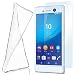 Produktbild OneFlow Schutzhülle + Panzerfolie für Sony Xperia M5 Hülle Silikon Case aus 0,7mm dünnem TPU | Zubehör zum Handy Schutz | Handyhülle Durchsichtig | Schutzfolie Glas Folie Transparent