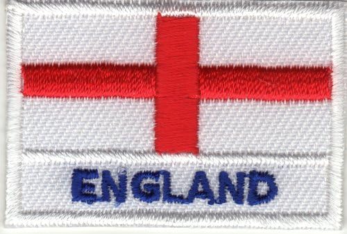 JAB Seller Iron on Patch Sew on Embroidered Application England Country Flag Banner Small Size