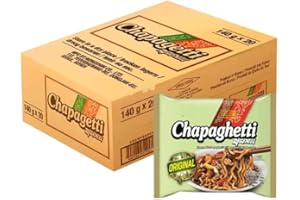 YIJIA | Pack 20x140g Ramen Chapagetti - Instant Noodle Fideos Corea