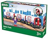 Von der Londoner Underground inspirierte U-Bahn mit neuen Farben und neuem Aufbau. Enthält eine U-Bahn mit Licht- und Geräuscheffekten, zwei Waggons und eine Figur.