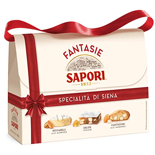 FANTASIE SAPORI SPECIALITA' DI SIENA RICCIARELLI CANTUCCINI DELIZIE TOSCANE 400g