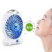 Produktbild Magiclux Tech USB Handheld Ventilator, Mini Fan mit Zerstäuber,3 Modi der Windgeschwindigkeiten Tragbar-Klimaanlage für heiße Sommeraußen Reisen (Blau)