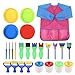 Price comparison product image Janly Toy  Paint sponges For Kids 25pcs Of Fun Paint Brushes For Toddlers by Janly