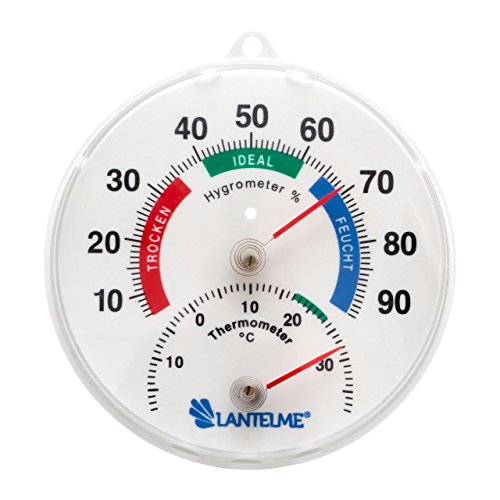 Lantelme 4127 Kombi Thermometer / Hygrometer Analog Durchmsser 11,5 cm